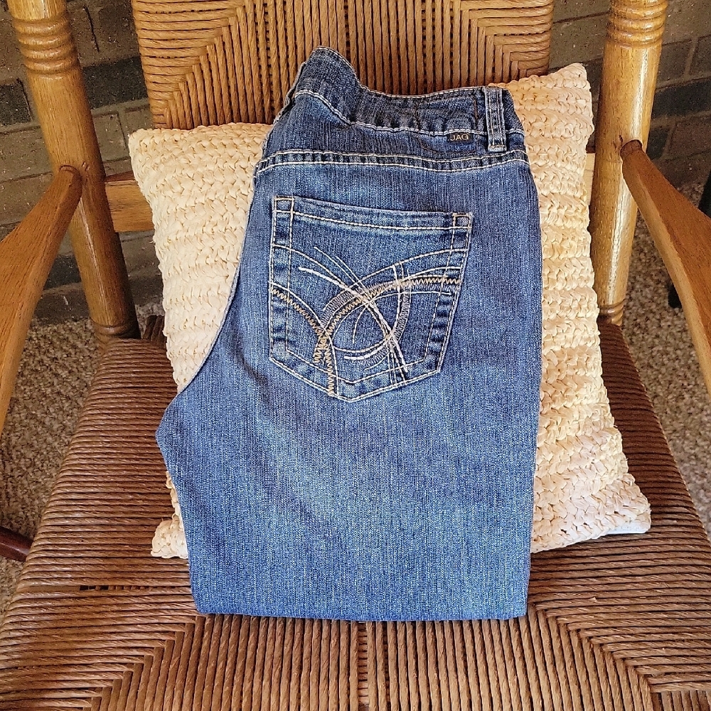 Jag jeans, classic fit capri jeans, size 4